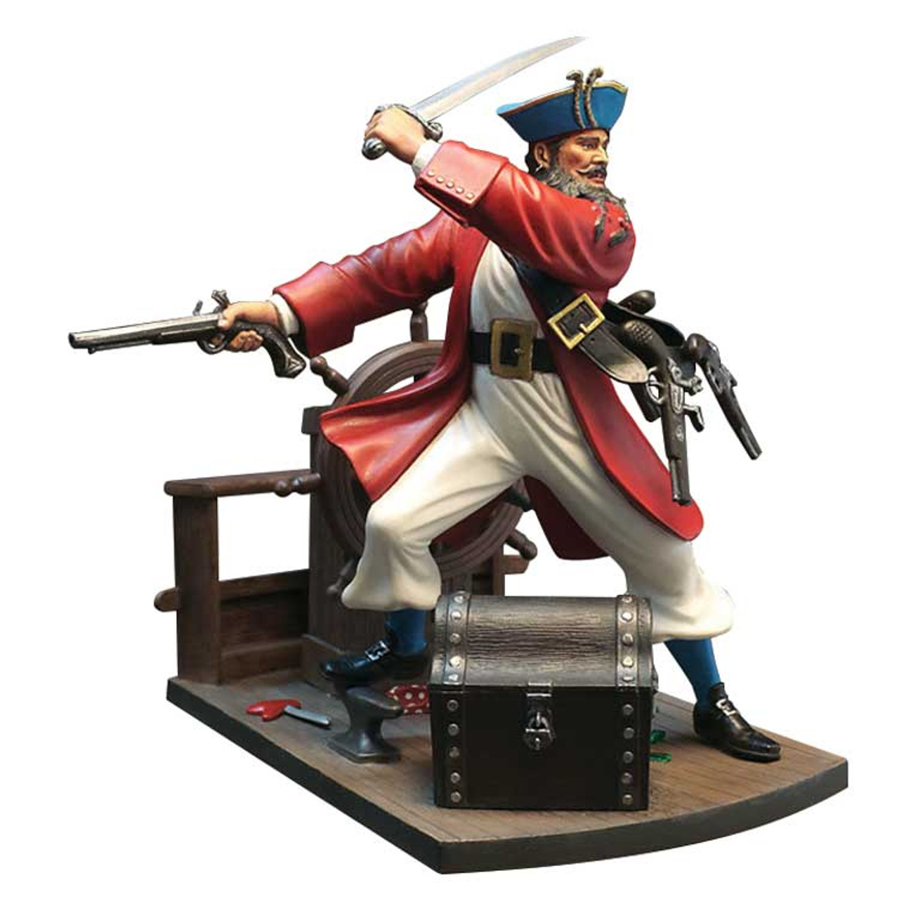 Blackbeard with Detailed Ships Deck 1/10 Kit | Military Issue 