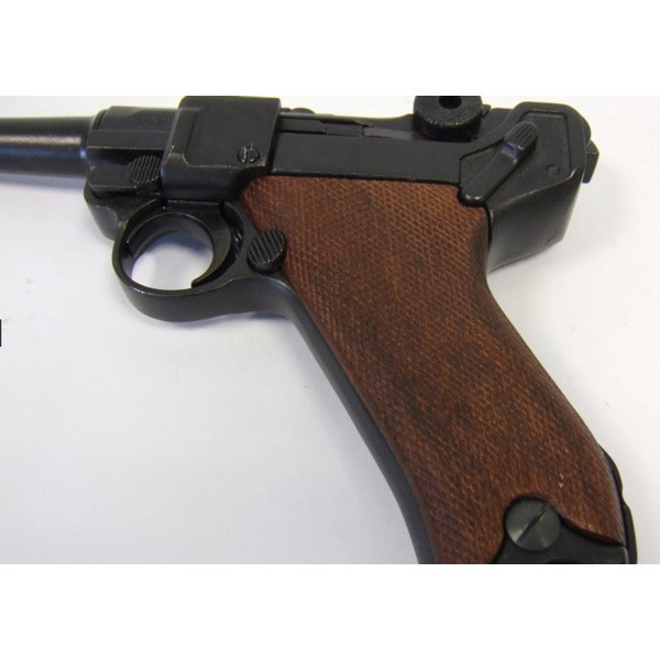 German P-08 Luger Pistol Replica Wooden Grip (22-1143L) | Military