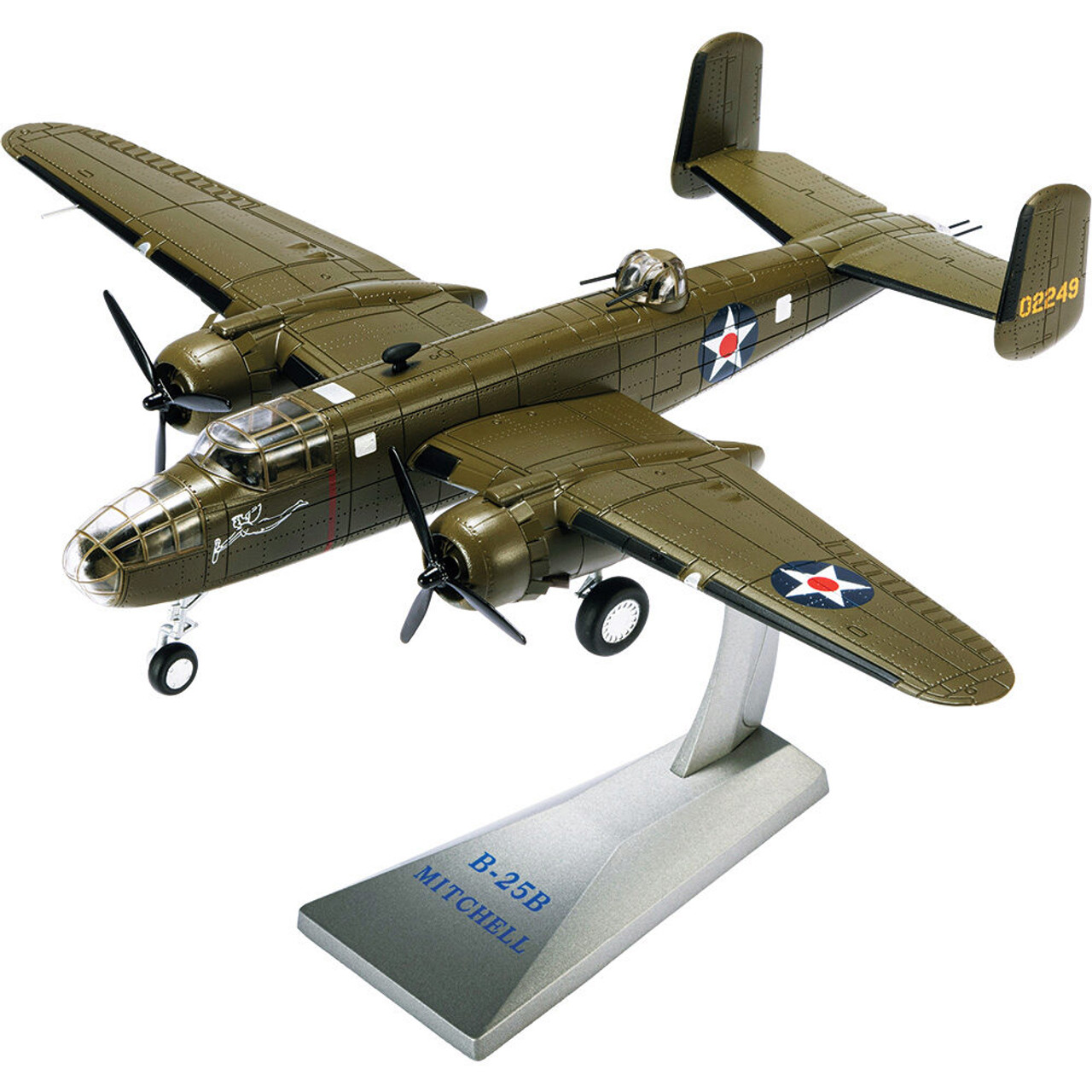 B-25B MITCHELL 1/72 DIE CAST MODEL - AF1-0111A U.S. ARMY