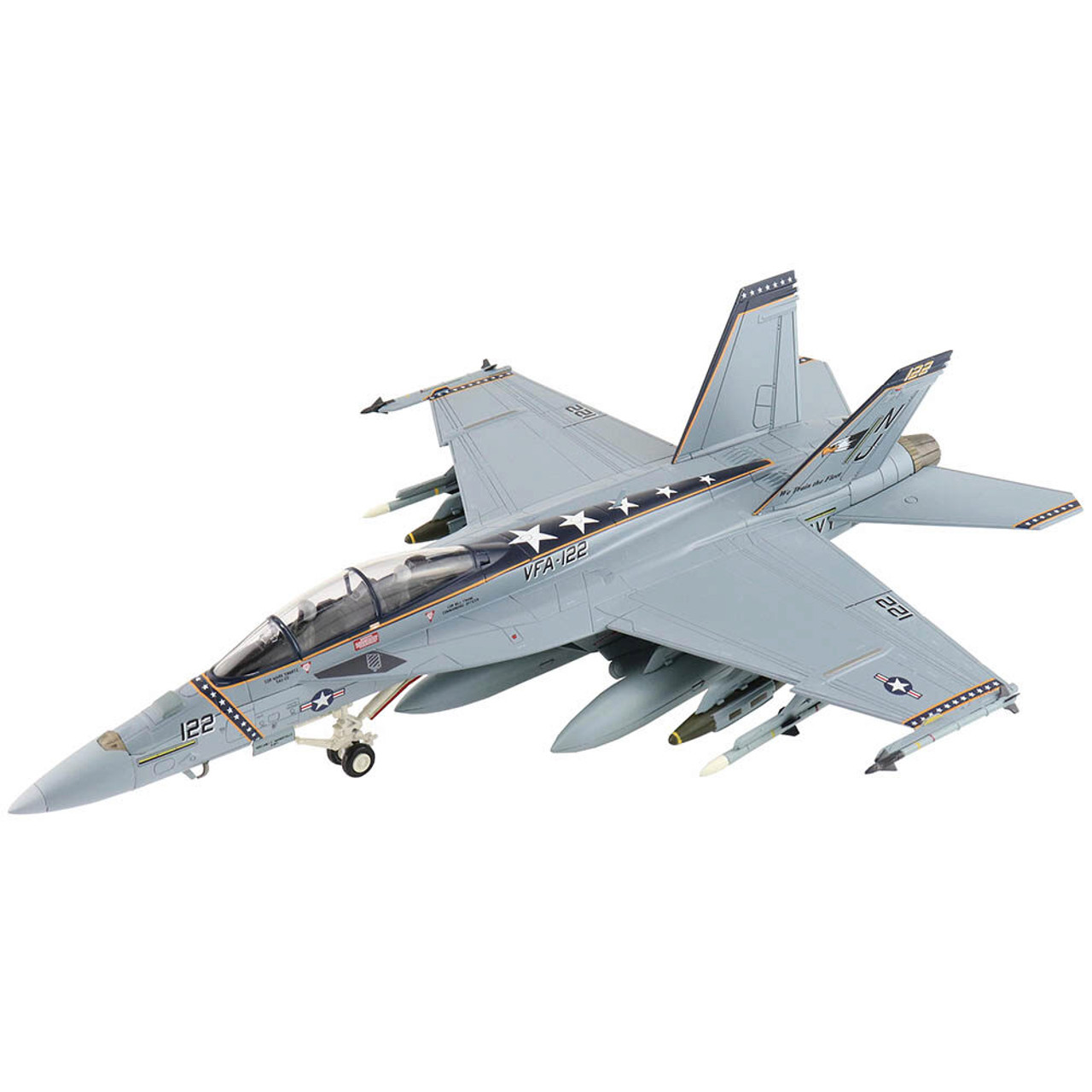 【最安価格(税込)】1/72 F/A-18B U.S.NAVY VFA-122 海軍航空100周年塗装機 軍用機