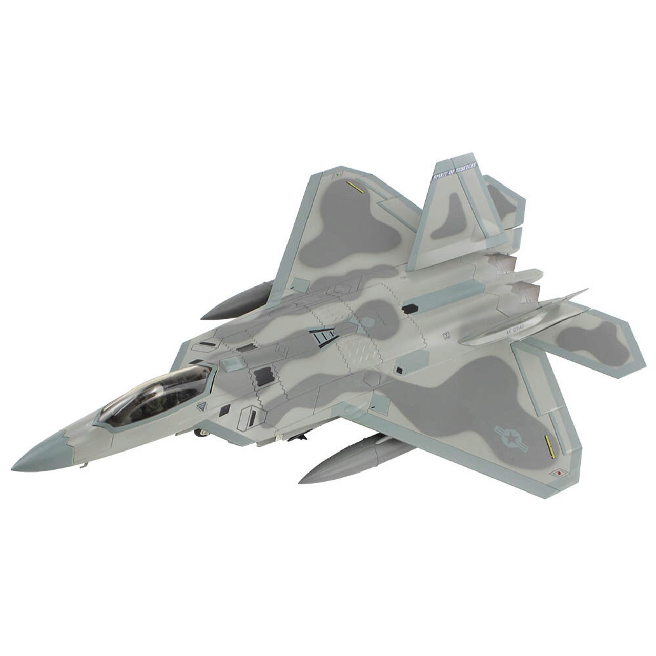 F-22A RAPTOR 1/72 DIE CAST MODEL - HA2824 477 FG, 