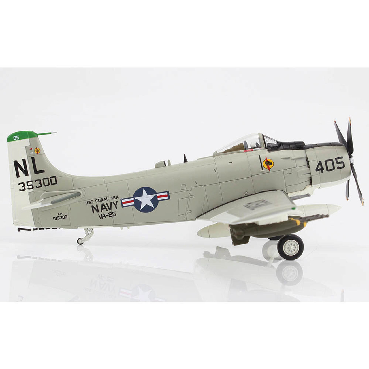 A-1H Skyraider 1/72 Die Cast Model - HA2920 