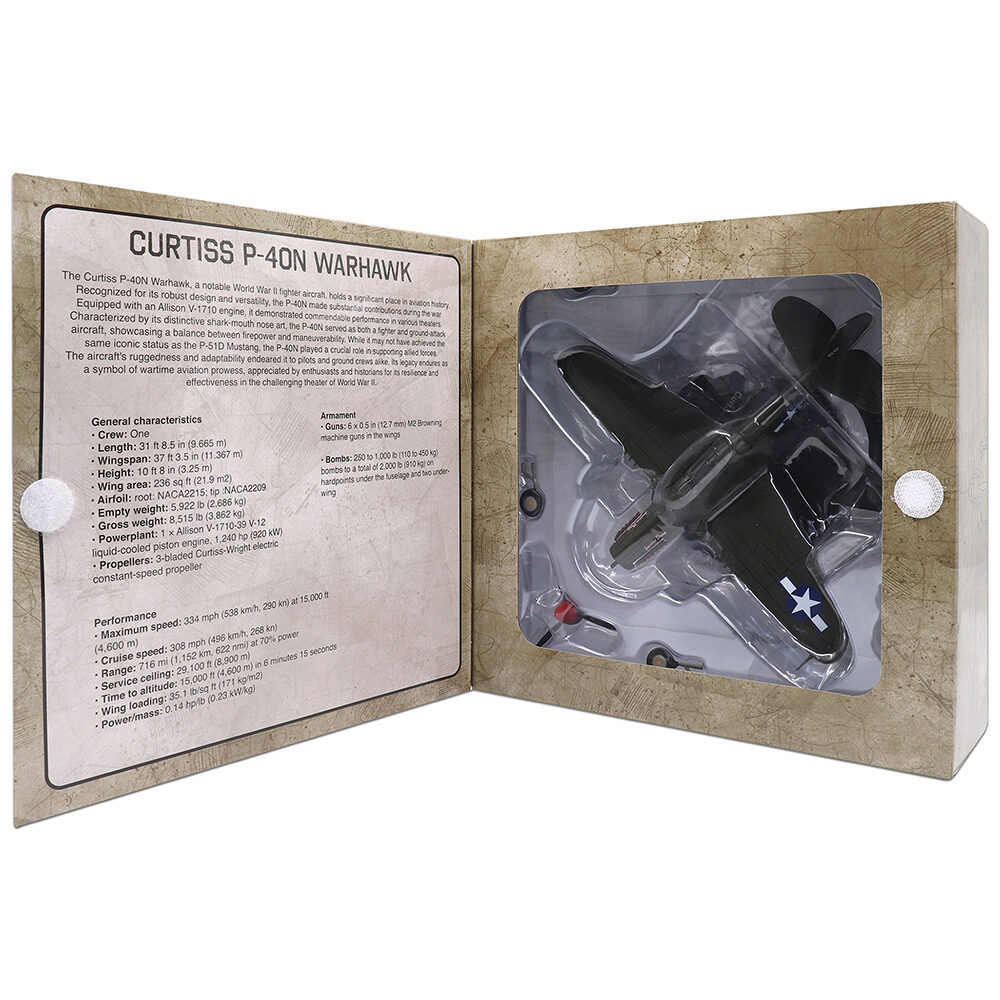 P-40N Warhawk 1/72 Die Cast Model | Military Issue Collectibles