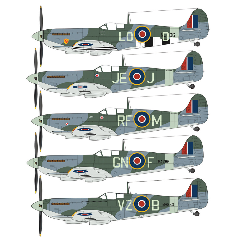 Spitfire Mk. IX 1/48 Kit - Aces Italeri (2843) | Military Issue