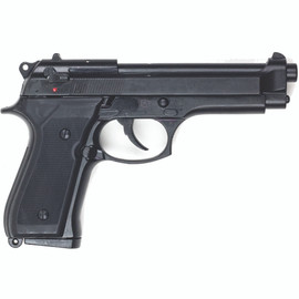 Replica M92 9mm Semi Automatic Blank Firing Gun Blued Finish Main  