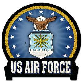 U.S. Air Force Metal Sign Main  