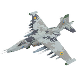 Su-25M1 Frogfoot 1/72 Die Cast Model - HA6110 Lt. Col. Zhybrov, 299th Tact. Av. Bde, Ukraine AF, Feb 2022 Main  