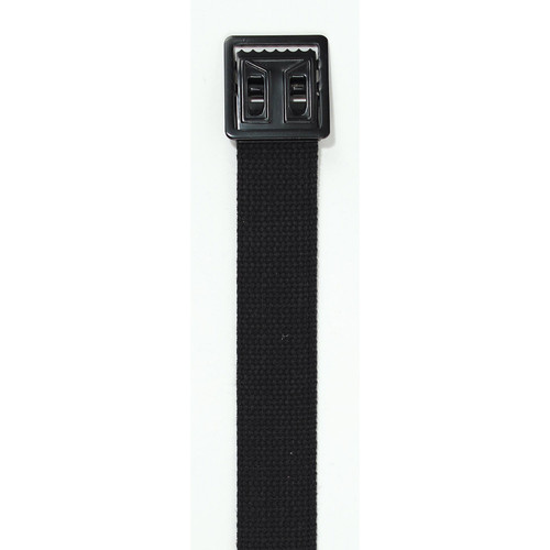 Military Web Belt with Buckle - Black Alt Image 1