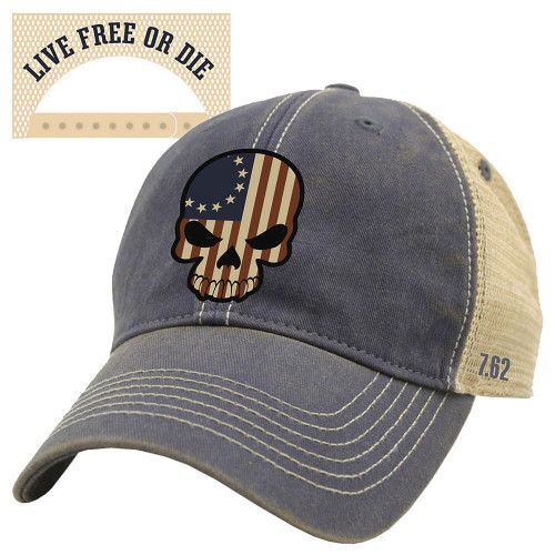 Betsy Ross Skull Flag Cap Main Image