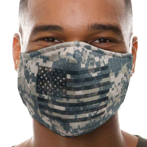 Camo Flag Facemask Main Image