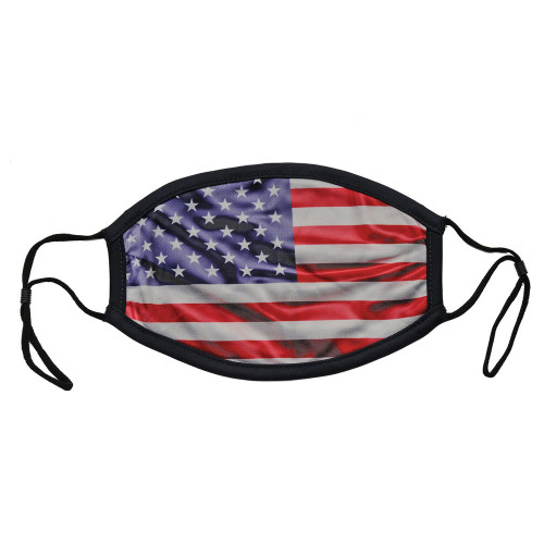 Large U.S. Flag Facemask Main Image