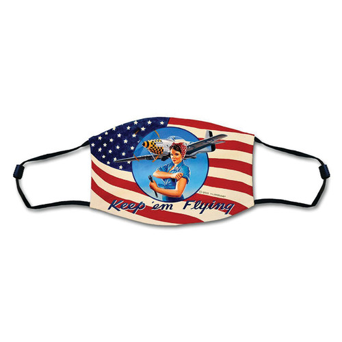 Keep 'Em Flying Rosie Facemask Main Image