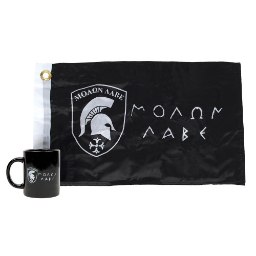Molon Labe Mug with 12"x 18" Flag Main Image
