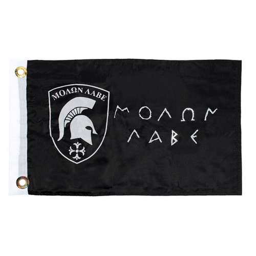 Molon Labe Mug with 12"x 18" Flag Alt Image 1
