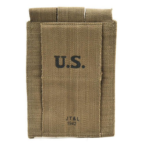 U.S. WWII Thompson 3-Cell 30-Round Magazine Pouch Alt Image 4