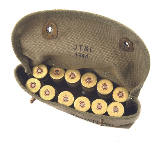 U.S. Canvas Shotgun Shell Ammunition Pouch Alt Image 3