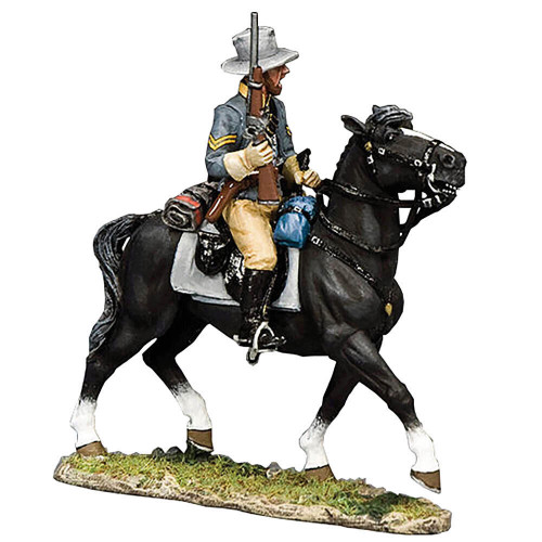 Confederate Cavalry Corporal Holding Carbine 1/30 Figure Main Image