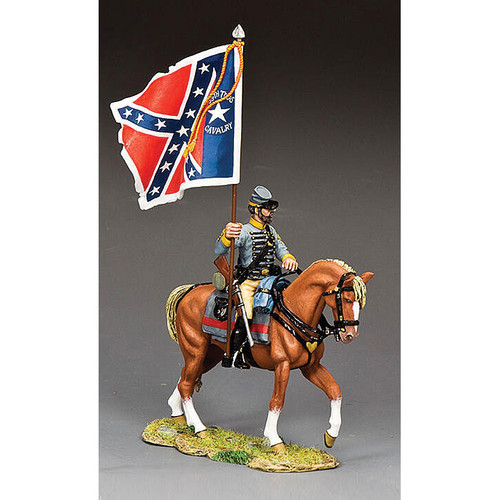 29th Texas Cavalry Flagbearer 1/30 Figure Alt Image 1