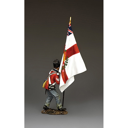 British Regimental Standard Bearer 1/30 Figure Alt Image 1