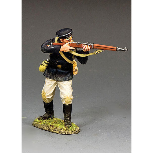 Red Navy Standing Firing Moisant Nagant Rifle 1/30 Figure Main Image
