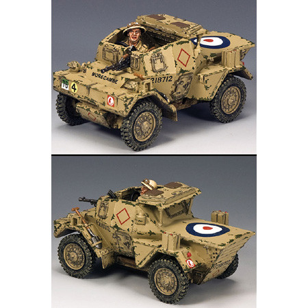 British "Desert Dingo" Armored Patrol Car 1/30 Model Main Image