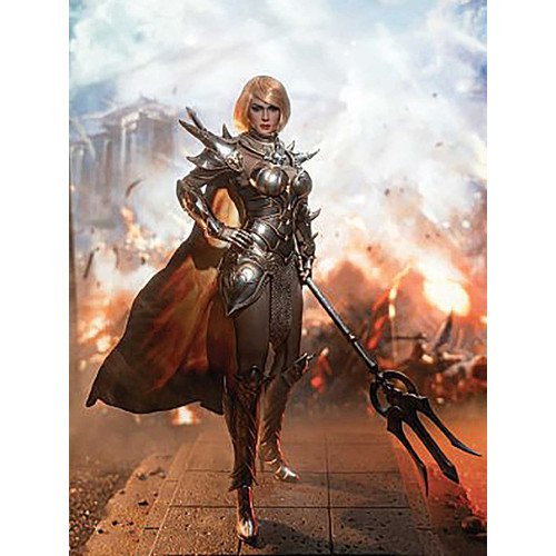 Female Knight of Fire 1/6 Figure - Silver Alt Image 1