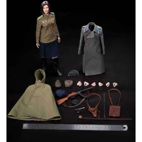 NKVD Female WWII Officer 1/6 Figure Alt Image 5