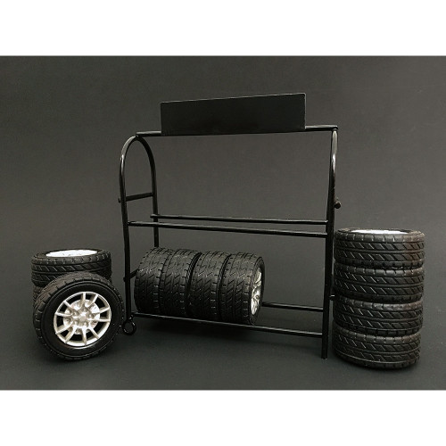 Metal Tire Rack- 1/18 Scale Main Image
