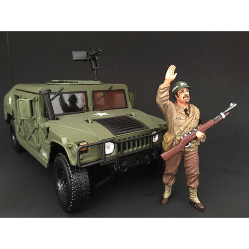 WWII U.S. Army Military Police Soldier 1/18 Figure- MP I Main Image