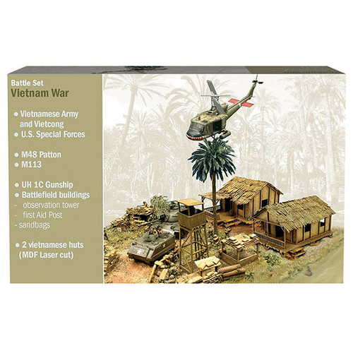Vietnam War Battle Scene 1/72 Kit Set Alt Image 1