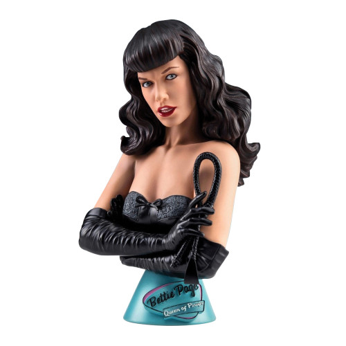 Bettie Page V2 Queen of Pinups 3/4 Bust Statue Main Image