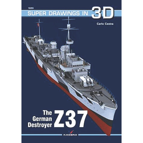 The German Destroyer Z37: Super Drawings in 3D Alt Image 1