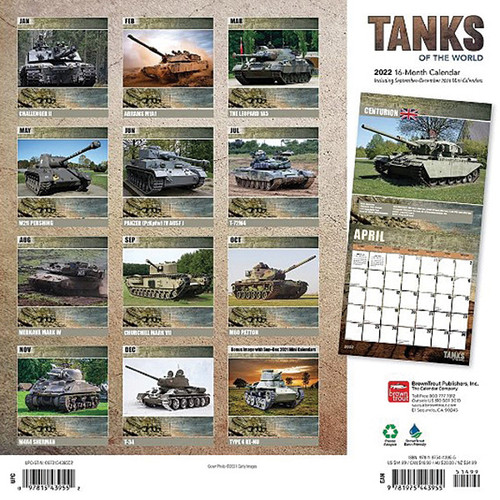 Tanks of the World 2022 Calendar Alt Image 1
