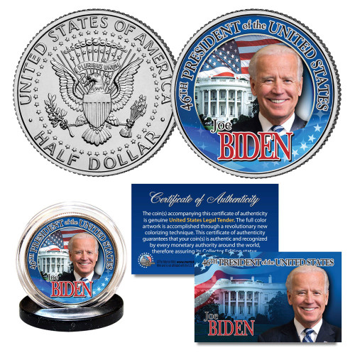 Joe Biden 46th President Half Dollar Main Image