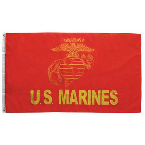 U.S. Marines Insignia Flag Main Image