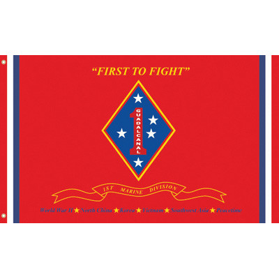 1st Marine Division Flag Main Image