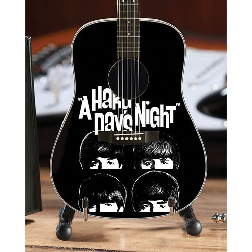 A Hard Day's Night Tribute Mini Acoustic Guitar Replica Alt Image 1