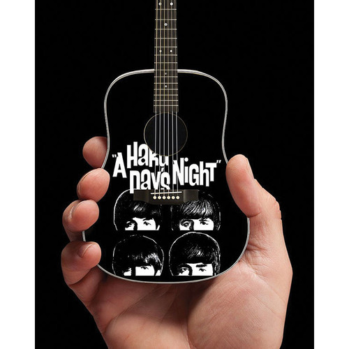 A Hard Day's Night Tribute Mini Acoustic Guitar Replica Alt Image 3