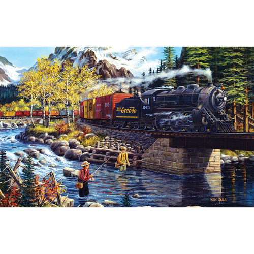 Cascade Run 550 Piece Jigsaw Puzzle Main Image