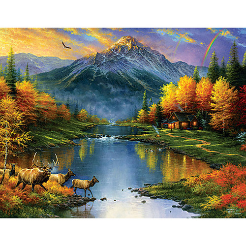 Mountain Retreat 1000 Piece Puzzle Main Image