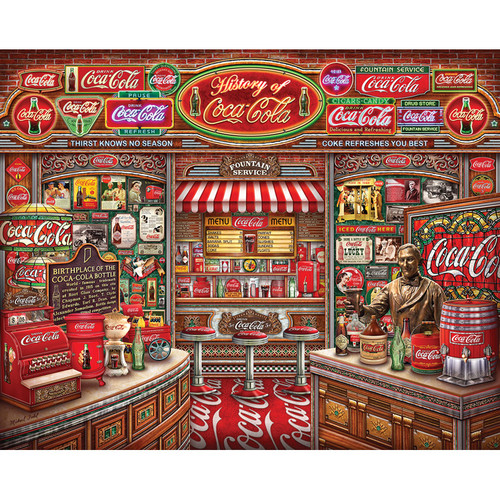 Coca Cola History 1000 Piece Jigsaw Puzzle Main Image