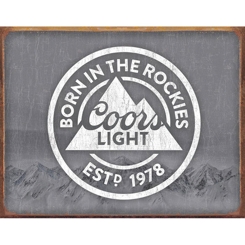 Coors Light Metal Sign Main Image
