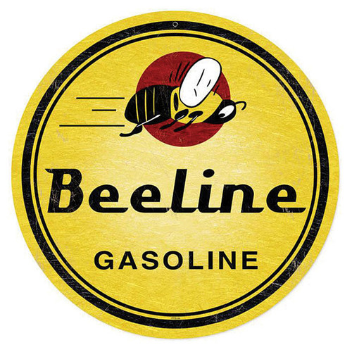 Beeline Gasoline Metal Sign Main Image