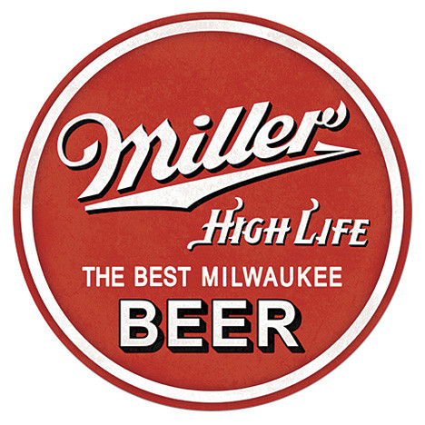 Miller High Life Metal Sign Main Image