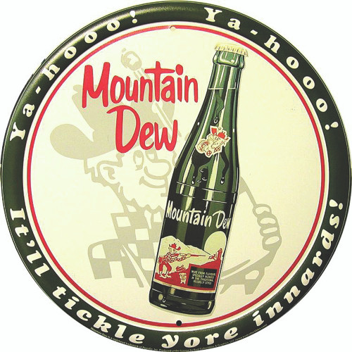 Mountain Dew Bottle Metal Sign Main Image