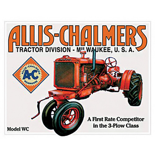 Allis-Chalmers Metal Sign Alt Image 1