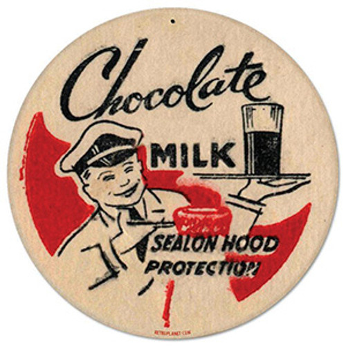 Chocolate Milk Metal Sign Main Image