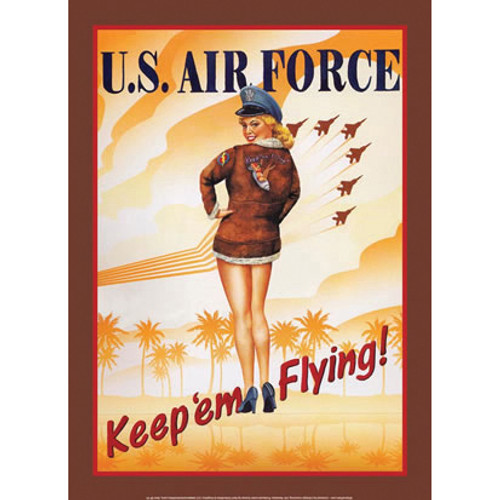 U.S. Air Force: "Keep 'em Flying!" Metal Sign Main Image