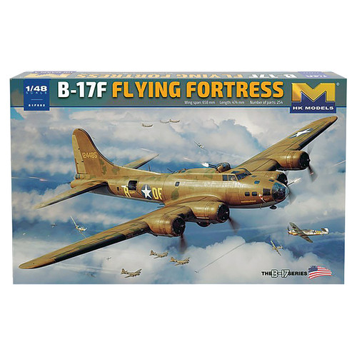 B-17F Flying Fortress "Memphis Belle" 1/48 Kit Main Image