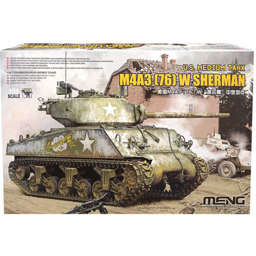 M4A3(76)W Sherman Tank 1/35 Kit Alt Image 1
